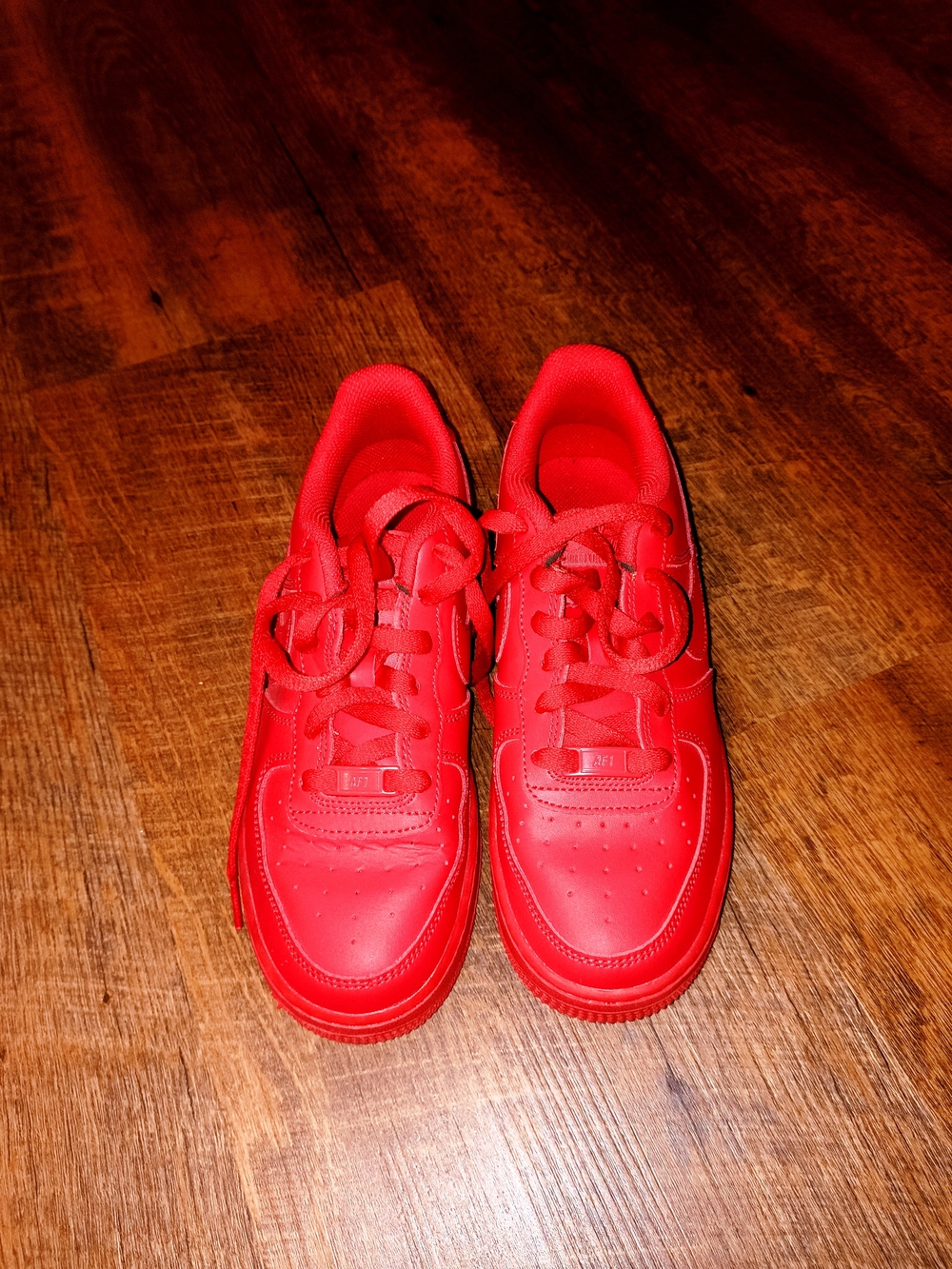 Nike Kids All-Red Lace-Up Sneakers